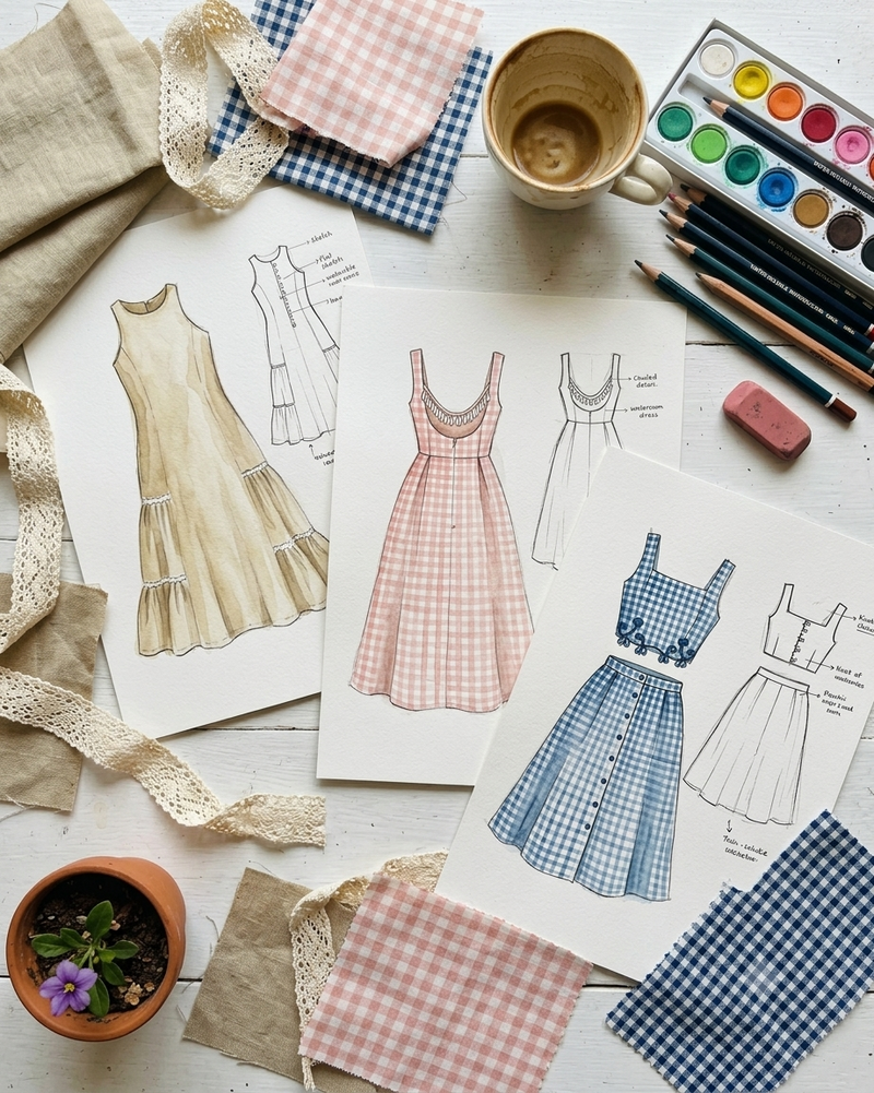 The first VAVA edit A sketch to Outfit